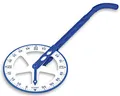 Produktbild: Betzold 82008 Schul-Tachometer mit Zählwerk, blau/weiß, 31.8 cm