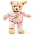 Produktbild: Steiff Teddy and Me Teddybär Mädchen Baby mit Schlafanzug 25 cm, Teddy Bär mit rosa Schlafanzug, Kuscheltier für Babys, weich & waschbar