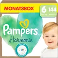 Produktbild: Pampers Harmonie 144 Windeln Größe 6 - 13kg+ Monatsbox Sanfter Hautschutz