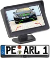 Produktbild: Lescars Rückfahrkamera PA-470 Funk Nummernschild Einparkhilfe kabellos Pieper