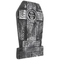 Produktbild: Halloween Deko Grabstein Totenkopf Kreuz 50cm Halloweendeko