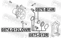Produktbild: Für FEBEST 0874-G12LOWR REAR BRAKE CALIPER GUIDE BUSHINGSUBARU
