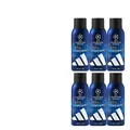 Produktbild: 6x150ml adidas Deospray Champions League Pro Player 48H Aromatic Spicy Fragrance