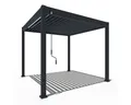Produktbild: Weide Pergola Classic Pavillon Terrassenüberdachung Aluminium 3 x 3 M anthrazit, BxTxH: 300x300x255 cm