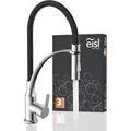 Produktbild: Eisl - carneo Spültischarmatur, Chrom/Schwarz, mit Soft-Touch Schlauch