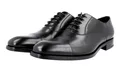 Produktbild: PRADA Leder Cap Toe Oxford Business Schuhe - 2EB121 - Schwarz - NEU -  10 44