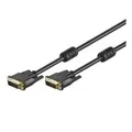 Produktbild: Wentronic Goobay DVI-D FullHD Kabel Dual Link, Schwarz, 1.8 m - DVI-D-Stecker Dual-Link (24+1-Pin) > DVI-D-Stecker Dual-Link (24+1-Pin) (93574)