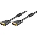 Produktbild: DVI auf DVI-Kabel Dual Link 2xStecker 24+1 Ferrit Full HD vergoldet 1,8m schwarz