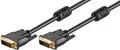 Produktbild: DVI-D Full HD-Kabel Dual Link, (24+1 pin), vergoldet, Schwarz, 1,8 m