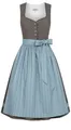 Produktbild: Nübler Dirndl midi Damen - 2 teilig inkl. Kleid und Dirndl Schürze, Rocklänge 70cm - Moderne bayrische Tracht, Felicitas Braun, Größe:44