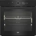 Produktbild: Beko BBIM17400BS bPRO 500 Einbau-Backofen mit 13 Funktionen, 71 l Garraumvolumen, Multifunktionsdisplay mit Sensortasten, Versenkbare Knebel, AeroPerfekt, SteamShine-Reinigung, Schwarz