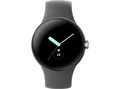 Produktbild: GOOGLE Pixel Watch Wi-Fi Smartwatch Edelstahl Fluorkautschuk, 130–210 mm