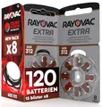 Produktbild: 120 Hörgerätebatterien Rayovac Extra 312 mit Sound Fusion Technologie 15x8 Stück