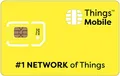 Produktbild: GPRS-SIM-Karte - Things Mobile - mit weltweiter Netzabdeckung und Mehrfachanbieternetz GSM/2G/3G/4G. Ohne Fixkosten und ohne Verfallsdatum. 10 € Guthaben inklusive