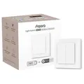 Produktbild: Aqara Light Switch H2 EU, 4 Button, 2 Channel, Matter, Thread, Zigbee, Strommessung, 3V