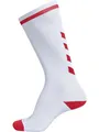 Produktbild: hummel Unisex Elite Indoor Sock High Socken, Weiß/True Rot, 35-38