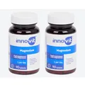 Produktbild: 180x Innovit Magnesium Tabletten 2x90 Stk – 6 Monate Vorrat – Vegan Hochdosiert