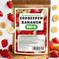 Produktbild: Gefriergetrocknete Früchte Mix 100g, Gefriergetrocknete Erdbeeren Bananen Pur Ohne Zusätze Natürliche Trockenfrüchte Trockenobst von Foozia