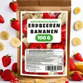 Produktbild: Gefriergetrocknete Früchte Mix 100g Gefriergetrocknete Erdbeeren Bananen Pur ...