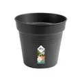 Produktbild: elho Green Basics Anzuchttopf 30 - Growpot für Züchten und Ernten - Ø 30.0 x H 27.7 cm - Schwarz/Living Schwarz