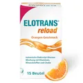 Produktbild: ELOTRANS reload - isotonische Elektrolyt-Glucose-Mischung - Nahrungsergänzungsmittel mit Magnesium, Kaliumchlorid, Cholin und B-Vitaminen - 1 x 15 Beutel