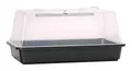 Produktbild: Romberg Indoor Greenhouse Lumio M LED (Zimmergewächshaus) mit integrierter LED-Pflanzenbeleuchtung, Kunststoffrahmen, Aufrollverschluss, klar, 38 x 24 x 19 cm