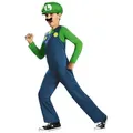 Produktbild: Smiffys Kostüm Nintendo Super Mario Brothers Luigi Kinder Kostüm, Der Bruder des Nintendo-Helden Super Mario: klassisches Luigi-Kostüm grün 110-122