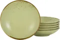 Produktbild: CreaTable Suppenteller Essteller NATURE COLLECTION, (6 St), Teller Set für 6 Personen, Ø 22 cm, Steinzeug, tiefe Teller