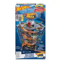 Produktbild: Hot Wheels GTT95 - City Power-Parkgarage Spielset mit Aufzug, für 60+ Fahrzeuge, mit 1 Hot Wheels Fahrzeug im Maßstab 1:64, Spielzeug Autorennbahn für Kinder ab 4 Jahren