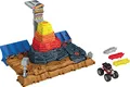 Produktbild: Hot Wheels Monster Trucks Arena Smashers Bone Shaker Spielset Ultimativer Schrottplatz“, enthält 1 exklusiven Bone Shaker und 3 kaputtgehende Autos, HNB96