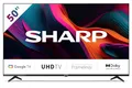 Produktbild: SHARP 50GL4260E Google TV 126 cm (50 Zoll) 4K Ultra HD Google TV (Smart TV ohne Rahmen, Dolby Atmos, Dolby Vision, HDMI 2.1 mit eARC)