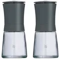 Produktbild: WMF Gewürzmühle Trend Gewürzmühlen-Set, 2-teilig, grau, (2 Stück), Unbefüllt, Keramikmahlwerk verschleiß,- korrosions- und abriebfrei grau