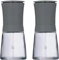Produktbild: WMF Gewürzmühle Trend Set 2tlg grau Salz Pfeffer Chili Mühle Cromargan Glas BBQ