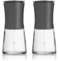 Produktbild: WMF Trend Gewürz Mühlen Set 2tlg Salz Pfeffer Mühle Glas Behälter Keramik Chili