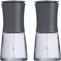 Produktbild: WMF Trend Mühlenset 2tlg – Salz- & Pfeffermühlen, Keramikmahlwerk, Glasbehälter