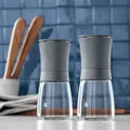Produktbild: WMF Gewürzmühlen Mühle Salzmühle Set 2-tlg Keramikmahlwerk Glas Anthrazit