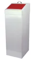 Produktbild: Wertstoffsammler 87L HxBxT:90x34x38cm rot, Mülleimer Abfalleimer Mülltrenner