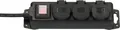 Produktbild: Brennenstuhl Outdoor Steckdosenleiste, 3-fach mit Schalter, 2m, schwarz