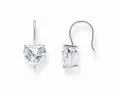 Produktbild: Thomas Sabo Essentials H2288-051-14 Ohrringe - Ohrhänger mit großem Zirkoniaherz - Silber & Zirkonia - Weiß