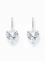 Produktbild: Thomas Sabo H2288-051-14 Silberner Ohrhänger m. weißem Zirkonia-Herz Damen