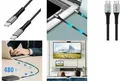 Produktbild: LogiLink USB-C Kabel USB 2.0 USB-C Stecker 0.50 m Schwarz mit LED, beidseitig verwendbarer Stecker CU0421 (CU0421)