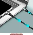 Produktbild: LogiLink USB 2.0 Kabel mit LED, USB-C - USB-C Stecker, 0,5 m