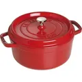 Produktbild: Staub Cocotte oval Kirschrot 24cm Gusseisen Bräter