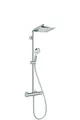 Produktbild: hansgrohe Crometta E - Duschsystem mit Thermostat, Regendusche (240 x 240 mm) mit Armatur, Handbraus