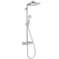 Produktbild: hansgrohe Duschsystem Crometta E 240, verchromt, mit Armatur, Maße Regendusche 24 x 24 cm