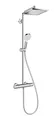 Produktbild: Hansgrohe Crometta E Showerpipe 240 1jet mit Thermostat - Chrom - 27271000
