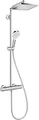 Produktbild: Hansgrohe Crometta E Showerpipe 240 1jet mit Thermostat Chrom 27271000 OVP