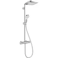 Produktbild: hansgrohe Crometta E Showerpipe 240 1jet 27271000 mit Thermostat, 1jet, chrom