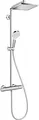 Produktbild: hansgrohe Crometta E Showerpipe 240 1-jet mit Thermostat, chrom, 27271000