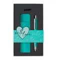 Produktbild: LAMY swift lagoon Tintenroller-Set türkis 0,5 mm, Schreibfarbe: blau, 1 St.